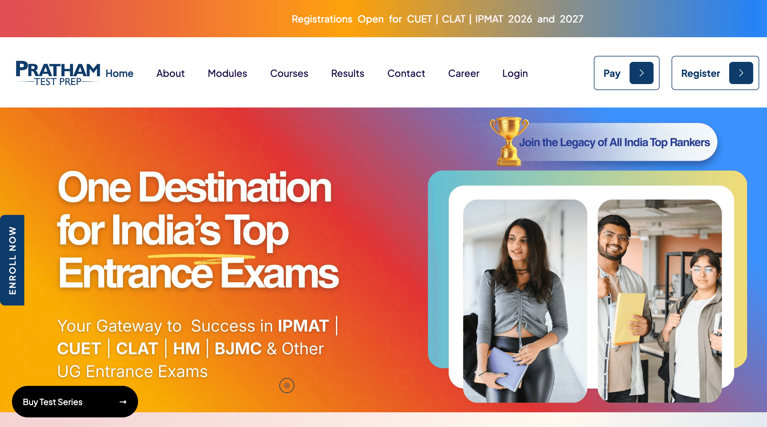 Pratham Online - Websites project by SATI WORLD